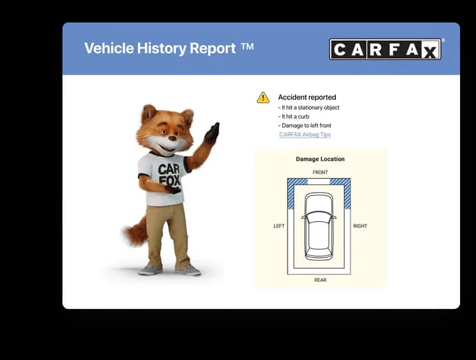 Приклад CarFax звіту - детальна інформація